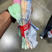 Ankle Colors 6 PAIR CREW